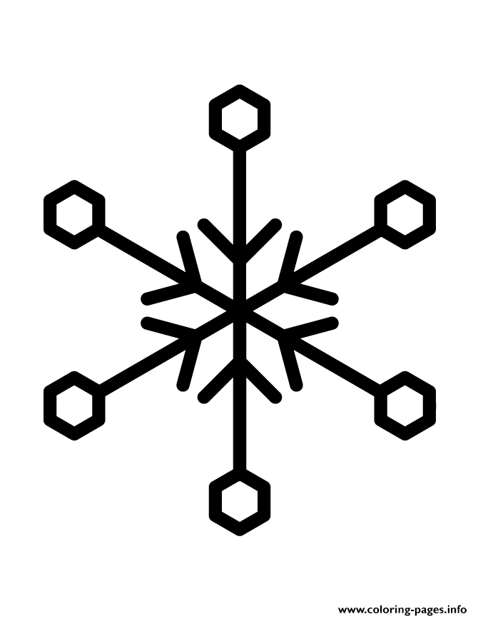 Snowflake Silhouette 23 coloring