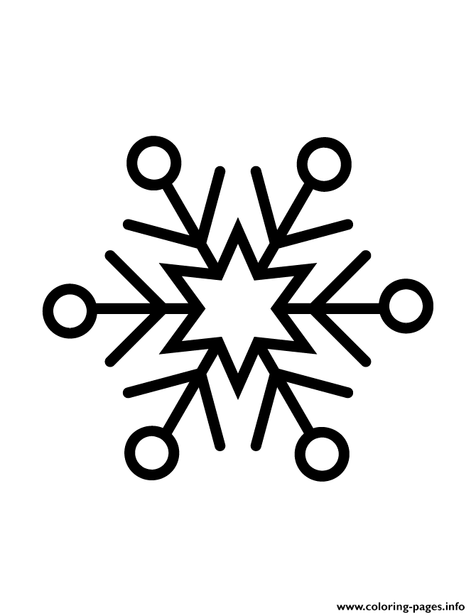 Snowflake Silhouette 60 coloring