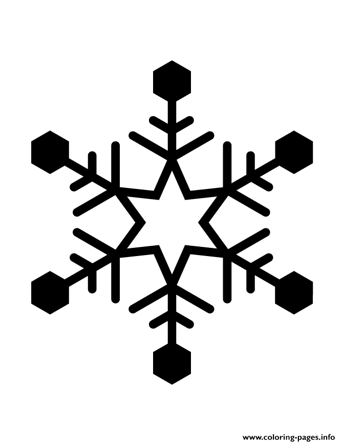Snowflake Silhouette 57 coloring