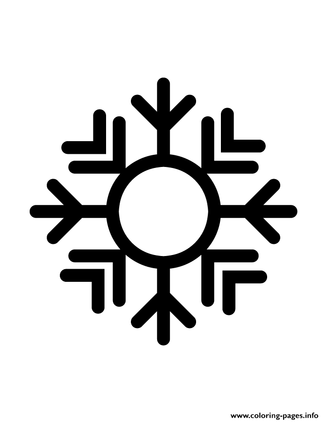 Snowflake Silhouette 73 coloring