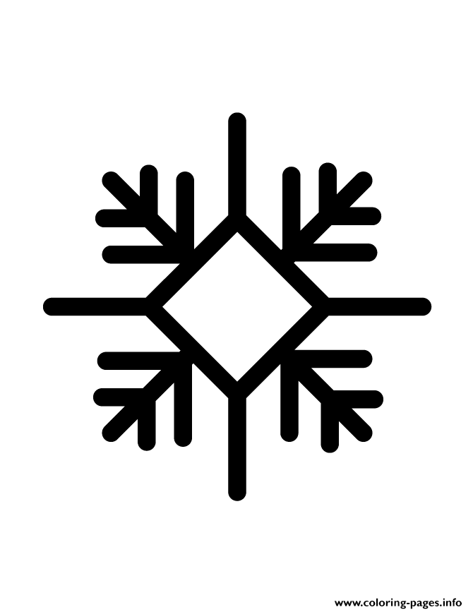 Snowflake Silhouette 20 coloring