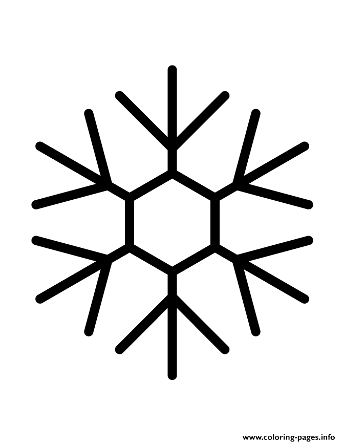 Snowflake Silhouette 53 coloring