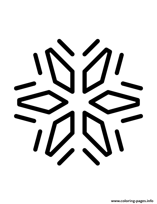 Snowflake Silhouette 36 coloring