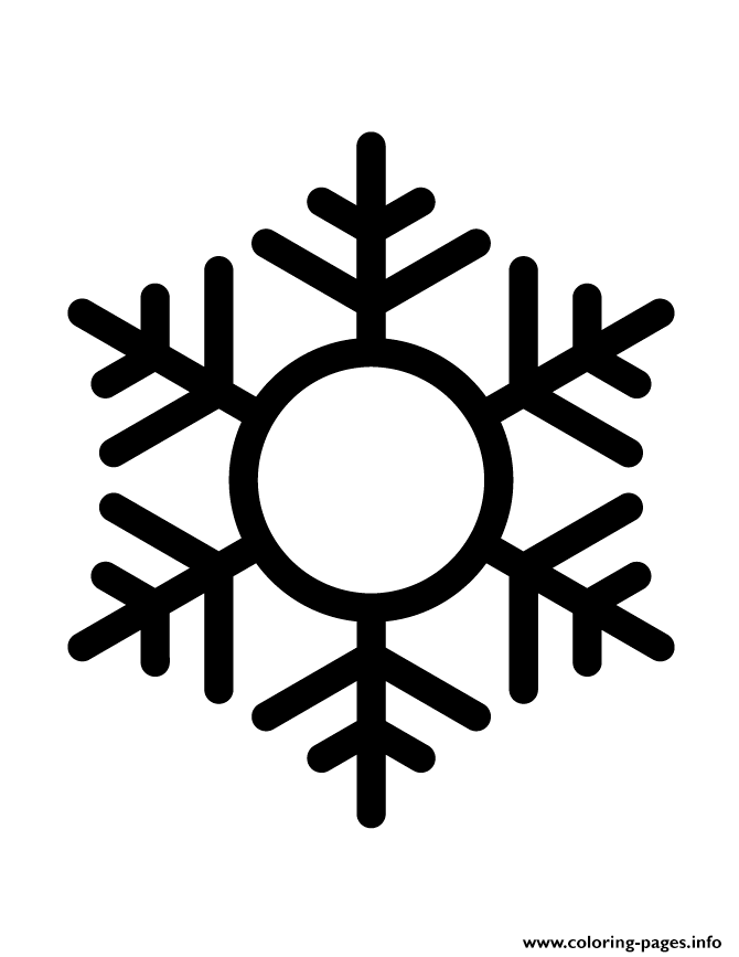 Snowflake Silhouette 997 coloring