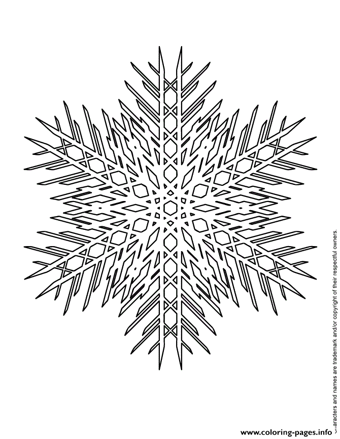 Advanced Snowflake coloring
