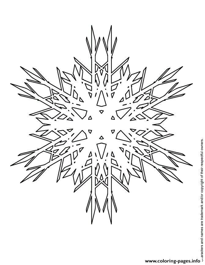 Snowflake Icon coloring