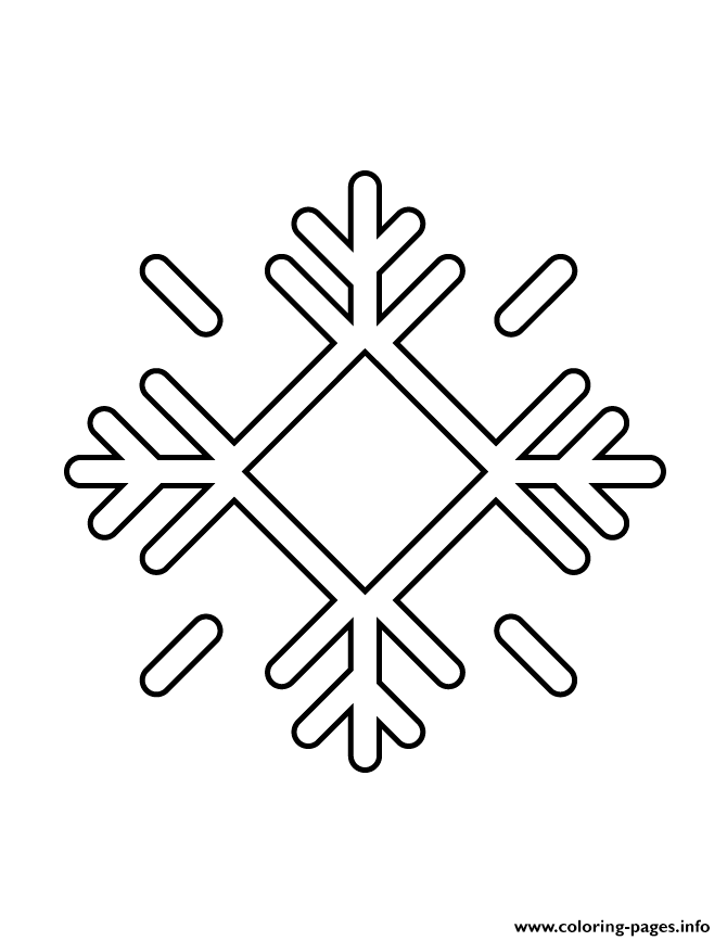 Snowflake Stencil 79 coloring