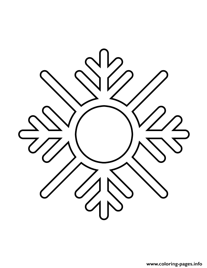 Snowflake Stencil 86 coloring