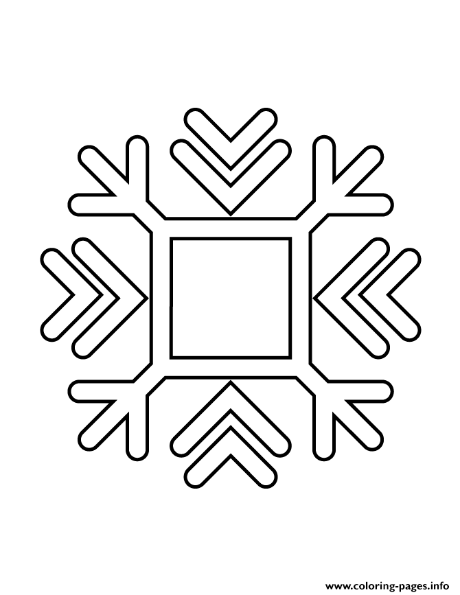 Snowflake Stencil 902 coloring