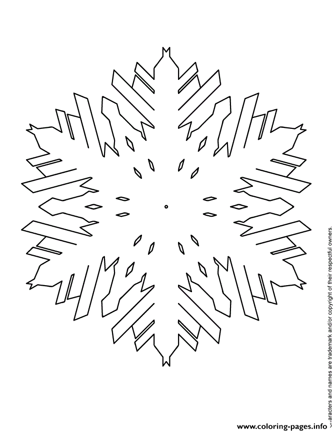 Snowflake Design coloring