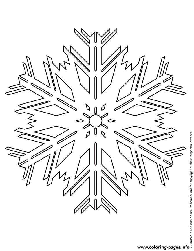 Snowflake Pattern coloring