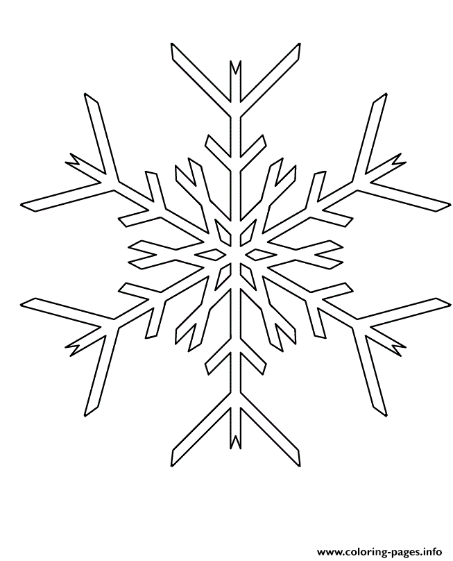Christmas Snowflake Pattern coloring