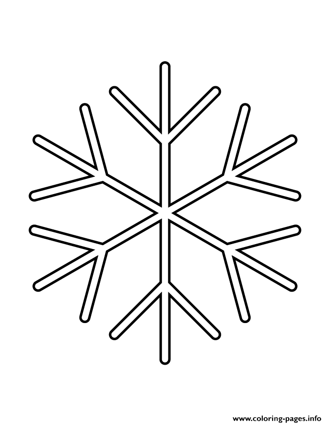 Snowflake Stencil 70 coloring