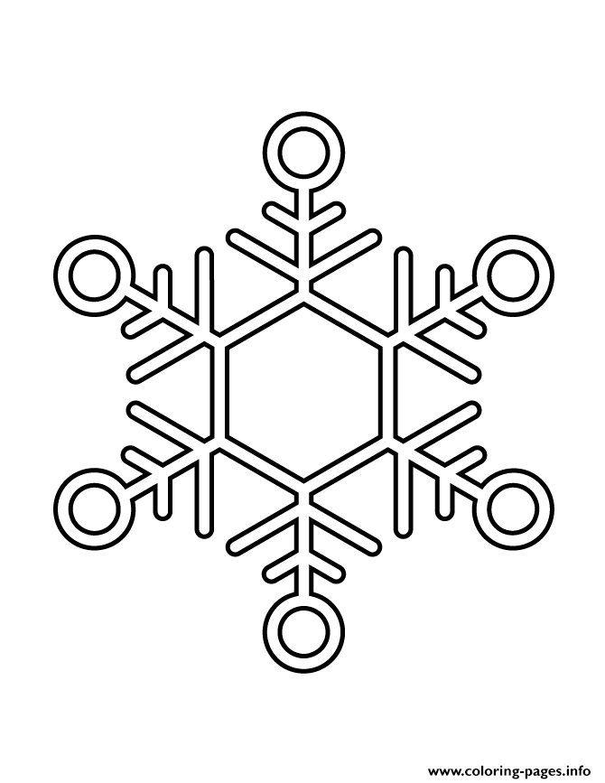 Snowflake Stencil 47 coloring