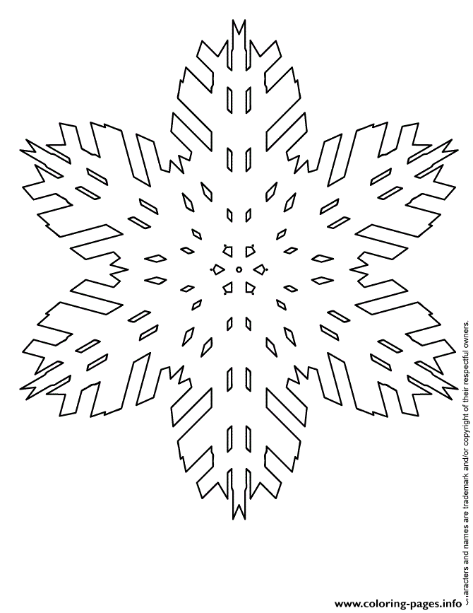 Snowflake Activities coloring