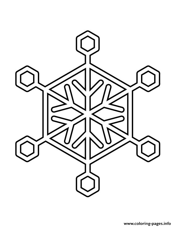Snowflake Stencil 82 coloring
