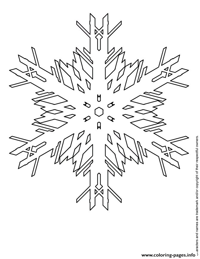 Snowflake Stencils coloring