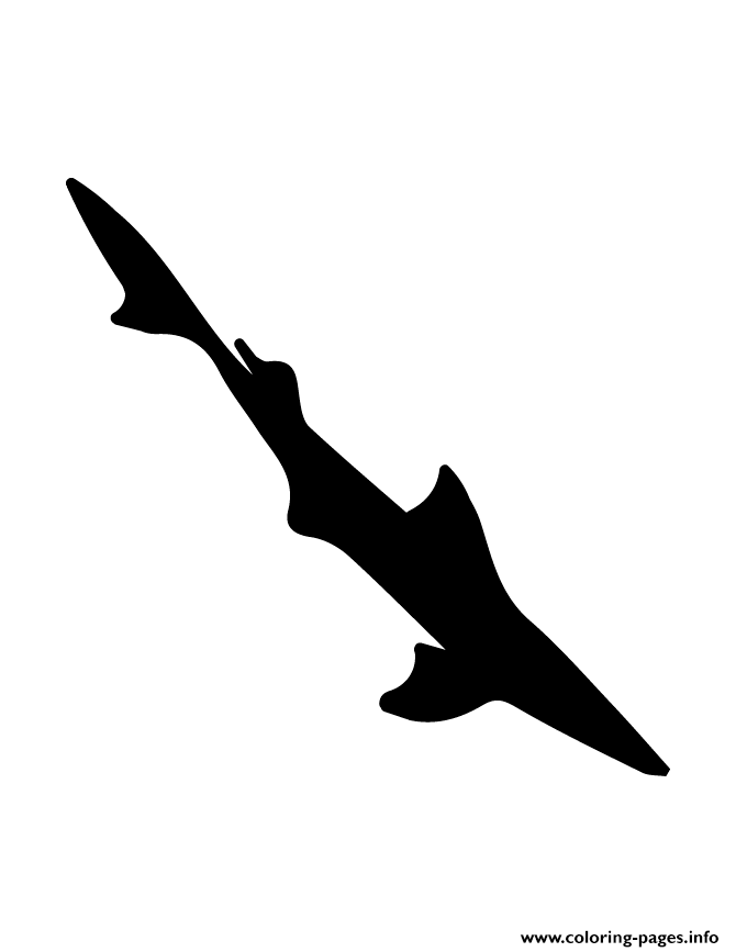 Dogfish Silhouette coloring