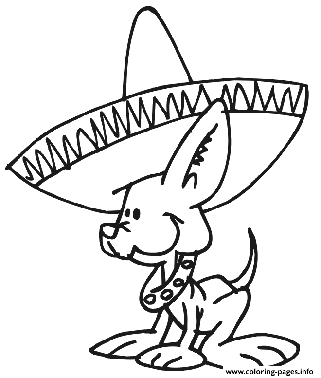 Mexican Dog 6600 coloring