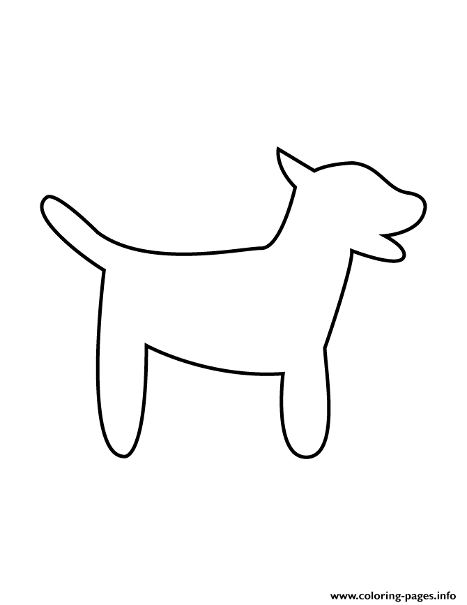 Dog Stencil 68 coloring