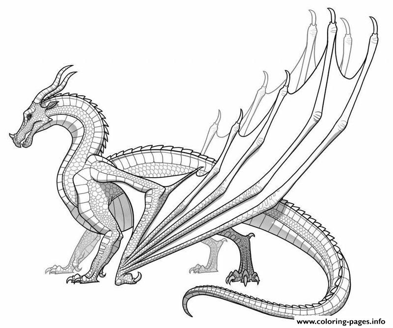 Realistic Dragon For Adults coloring