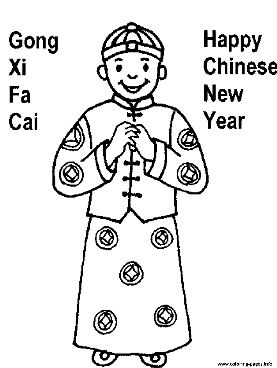Chinese New Year S Gong Xi Fa Coyb0f8 coloring