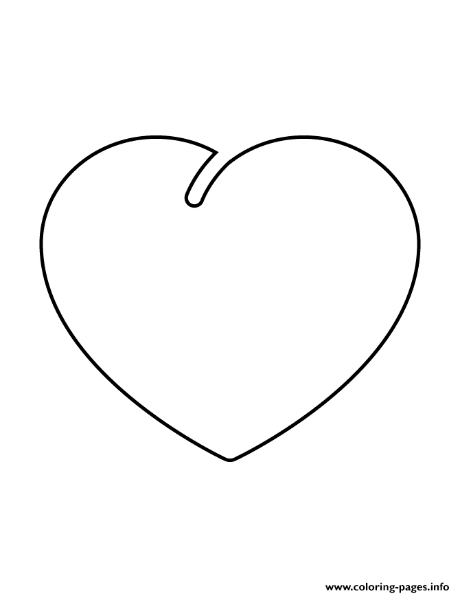 Heart Stencil 889 Coloring Pages Printable