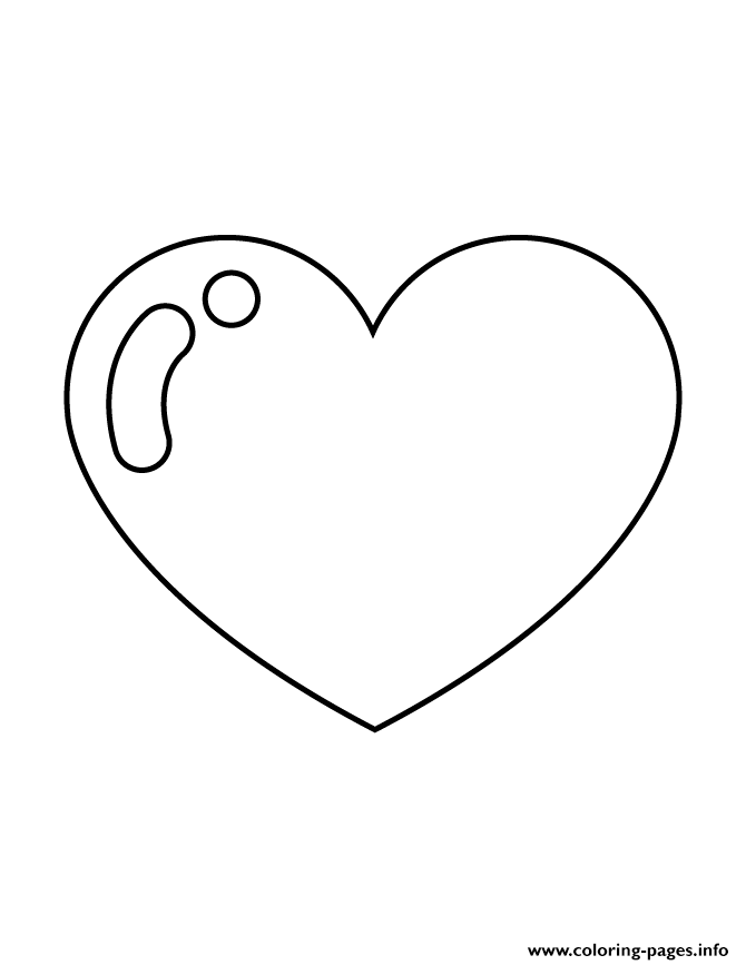Heart Stencil 896 coloring