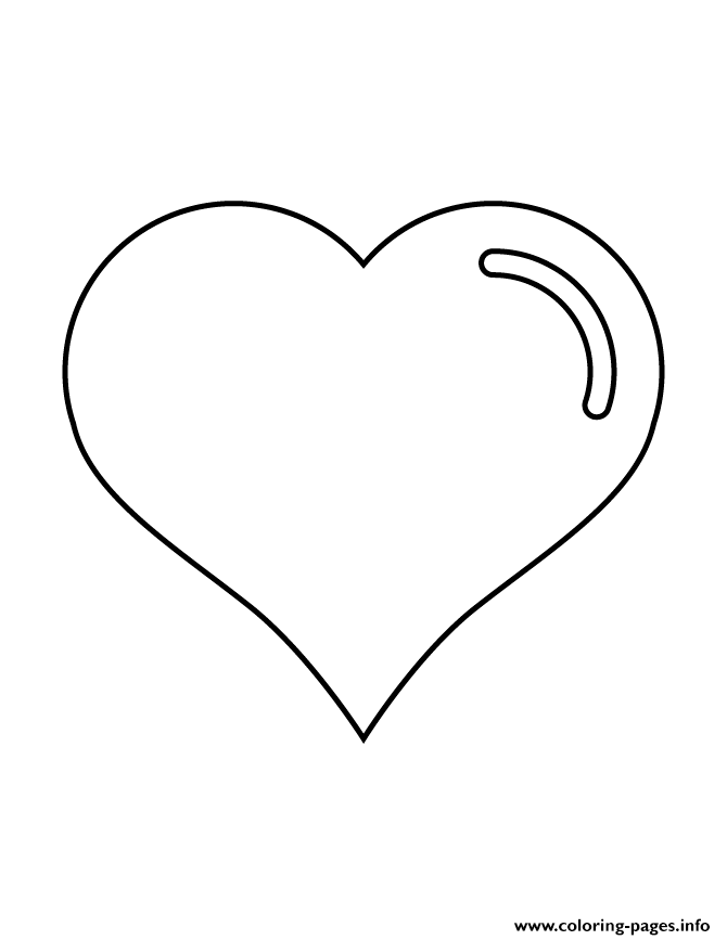 Heart Stencil 909 coloring