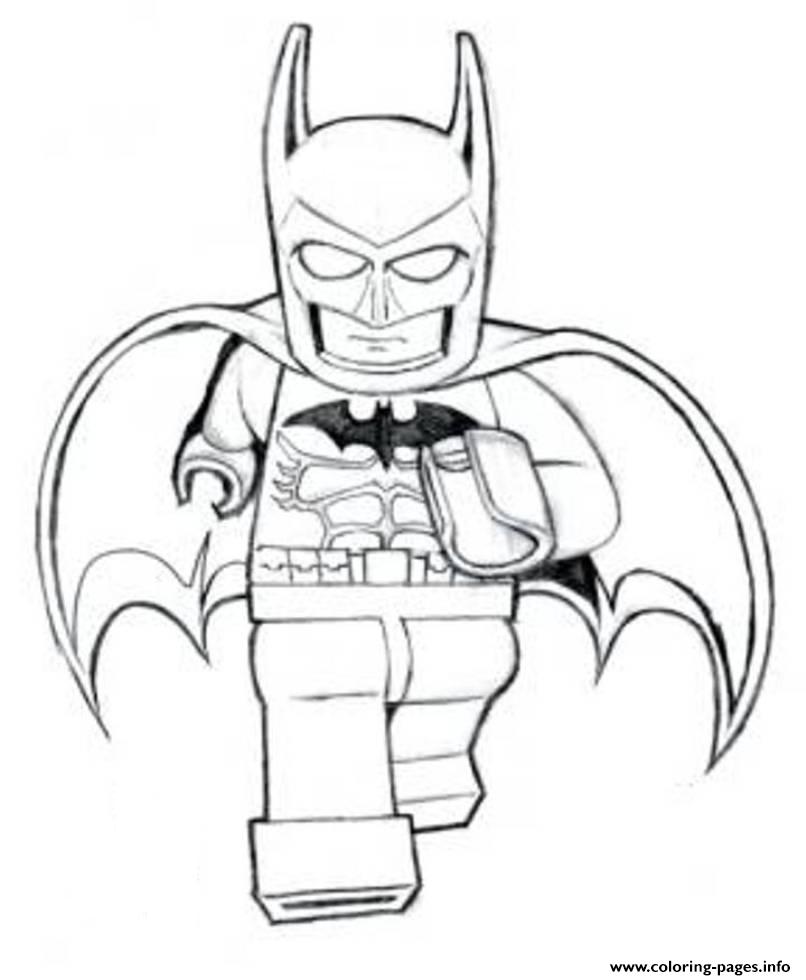 Batman Lego Is Running Movie coloring