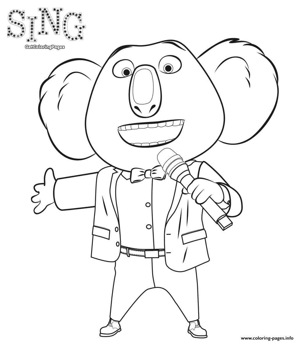 eddie noodleman coloring pages printable sing