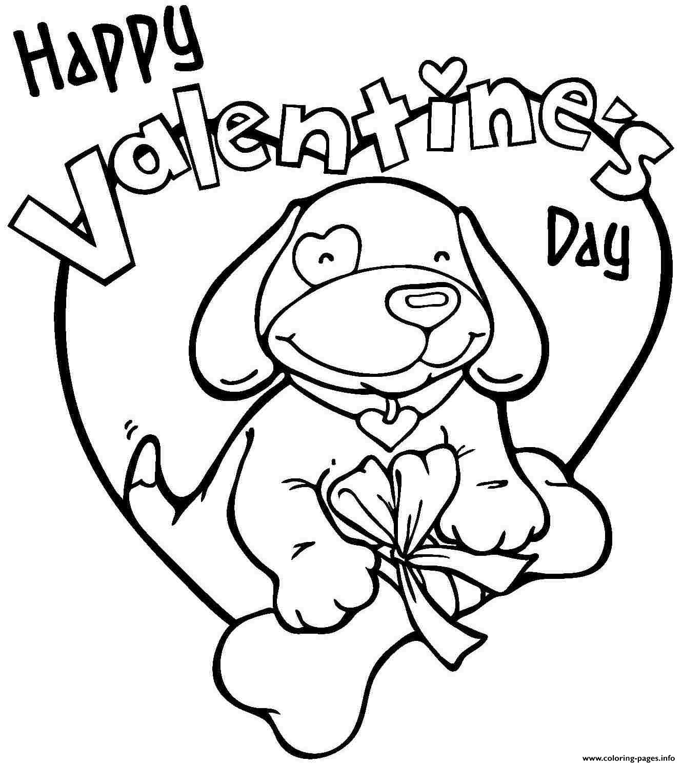 Full HD Valentine Heart Happy Valentines Day coloring