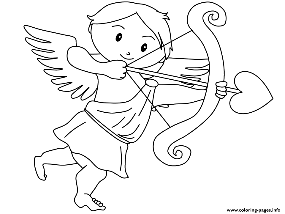 Cupid Valentines Day S8226 coloring