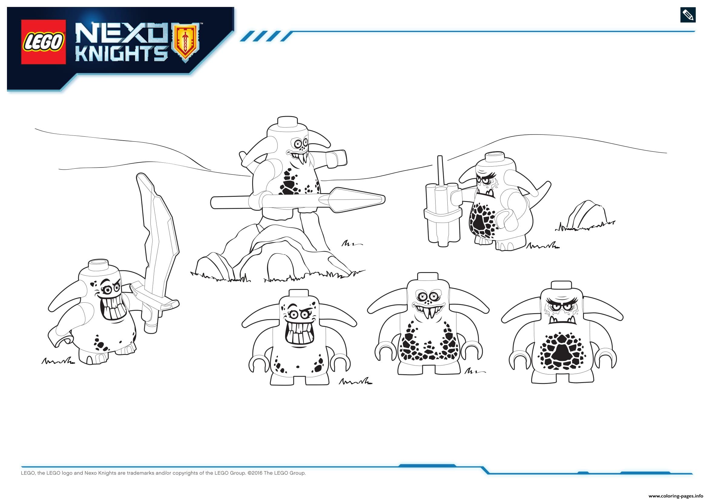 Lego Nexo Knights Monster Productss 6 coloring