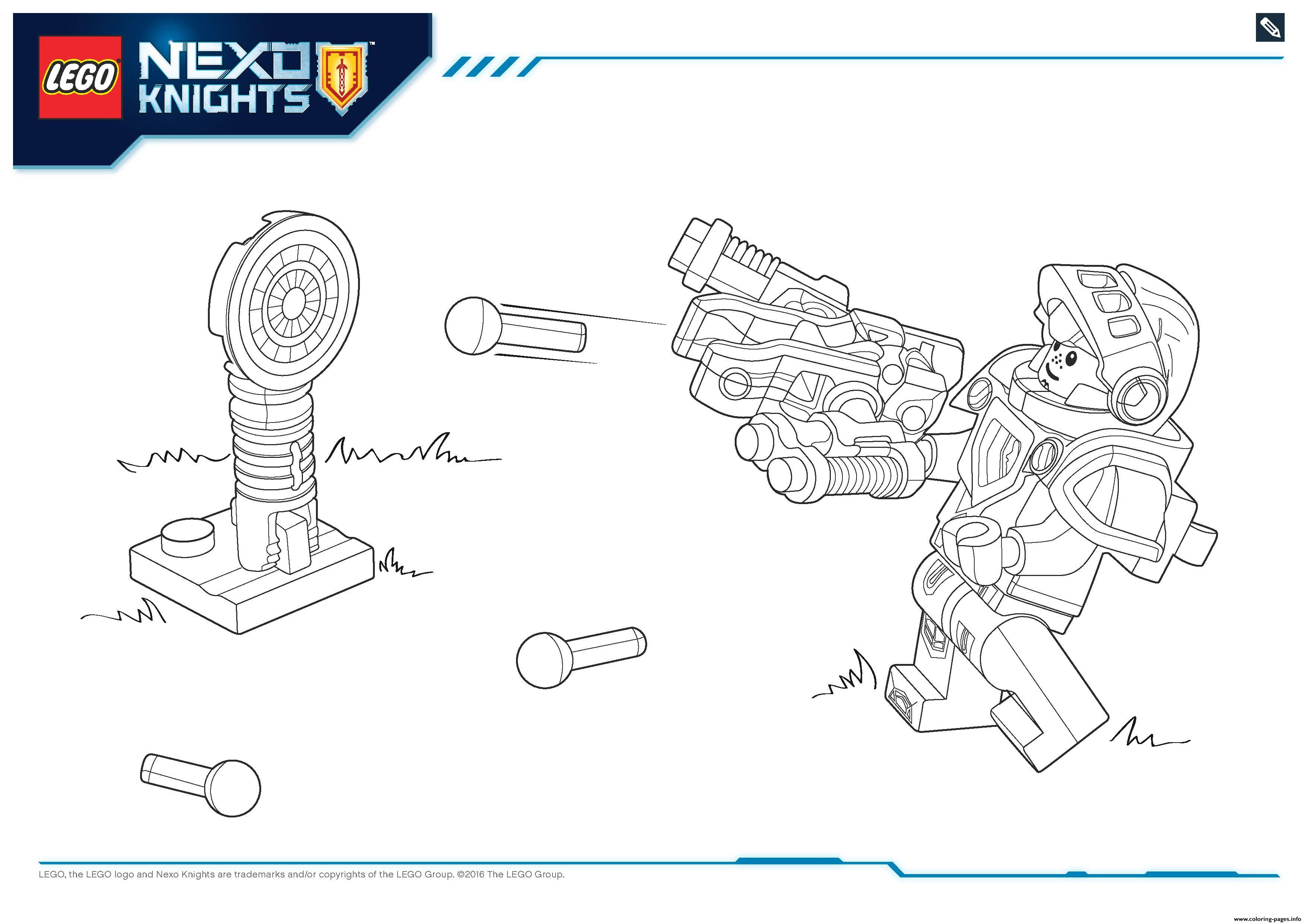Lego Nexo Knights File Page4 Coloring Pages Printable