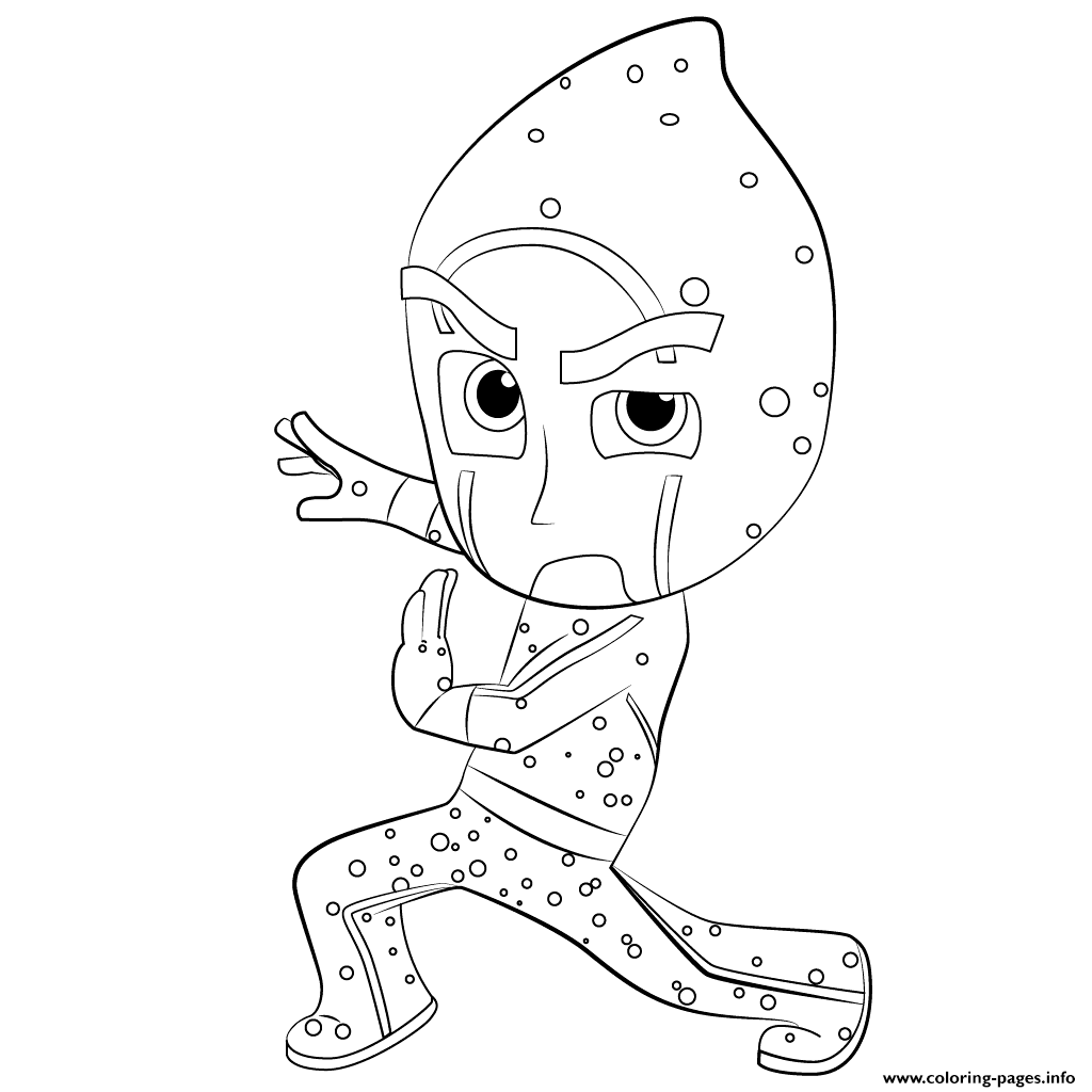 Night Ninja Pj Masks Coloring Pages Printable