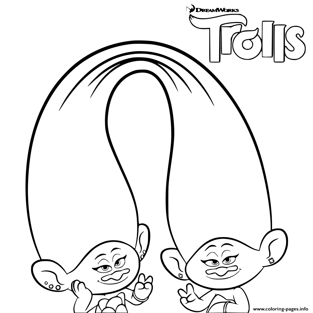 Gambar Trolls Coloring Pages Free Printable Frozen Movie Love di ...