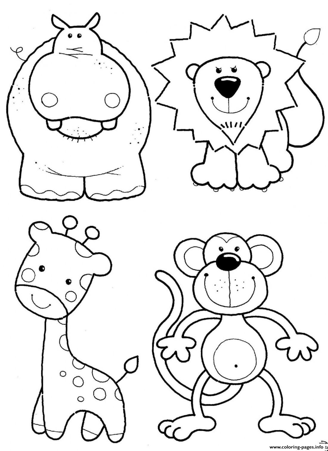 Animals Tsum Tsum For Kids coloring