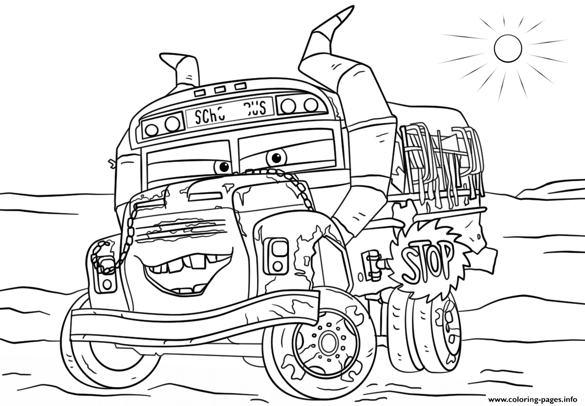  Coloring Pages Disney Cars 4