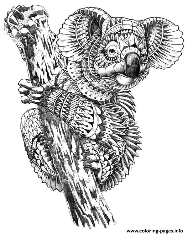 Hard Animal Difficult Adult Owl 3d Coloring Pages Printable