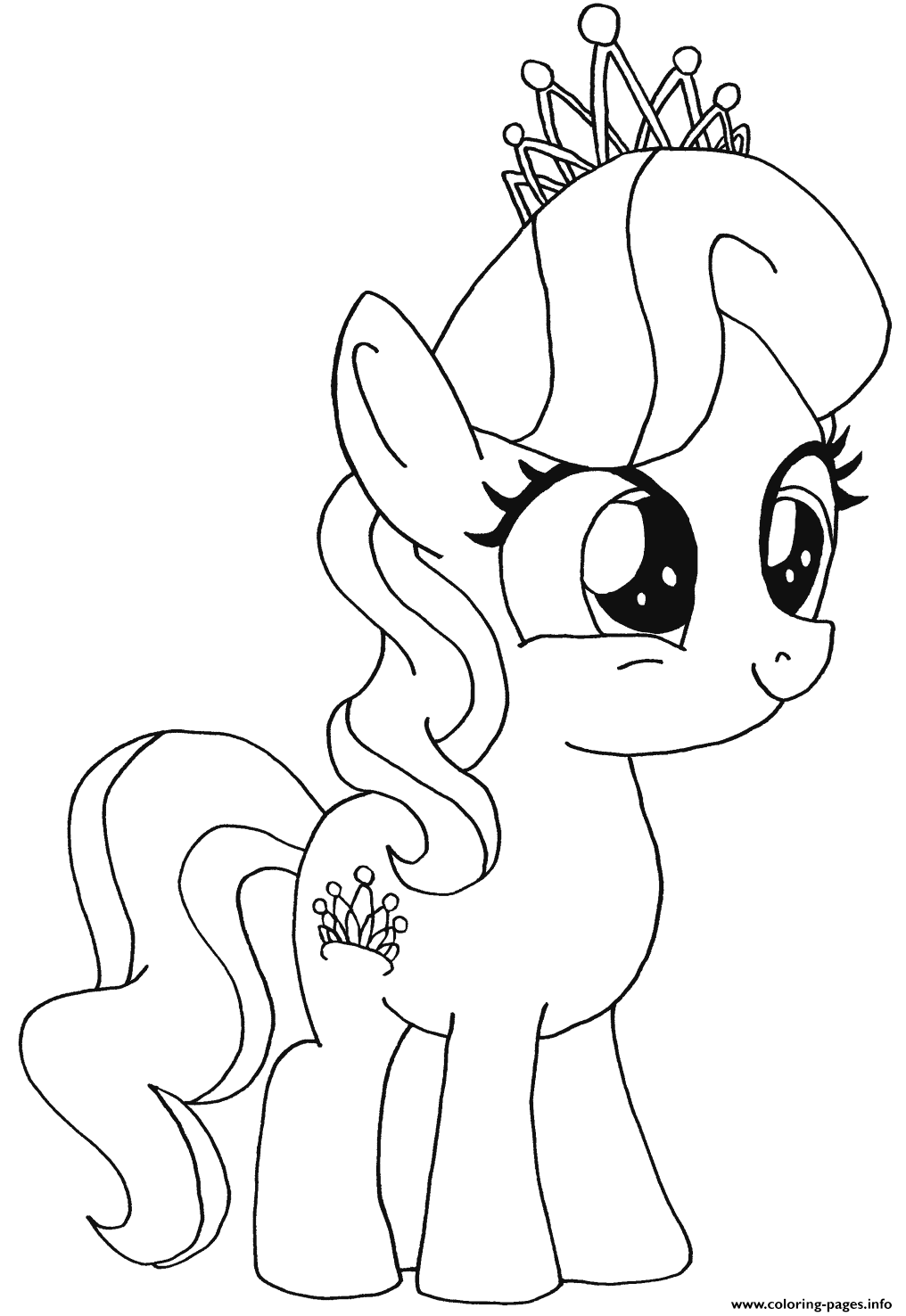 Diamond Tiara My Little Pony coloring