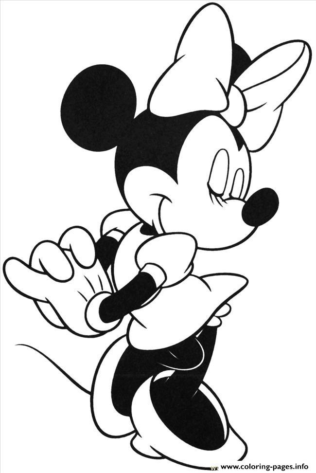 Sweety Minnie Disney Disneys Free_kujaie01e coloring
