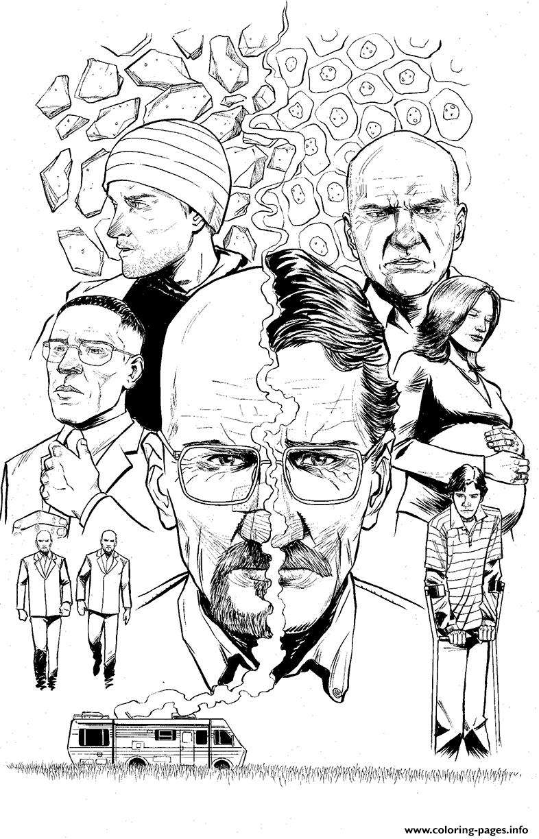 Coloriage Breaking Bad 2 coloring