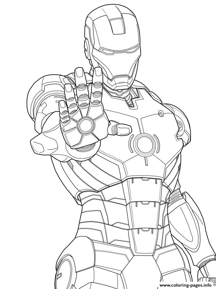 Iron Man 3 Superheros coloring