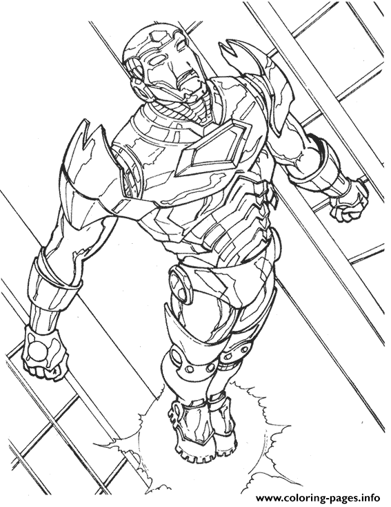 Iron Man 149 Superheros coloring