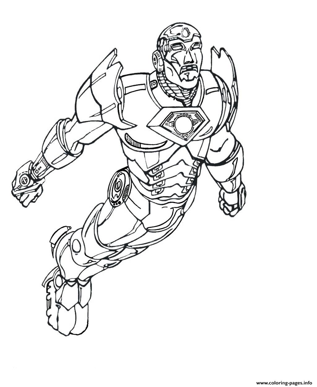 Iron Man 6 Superheros coloring