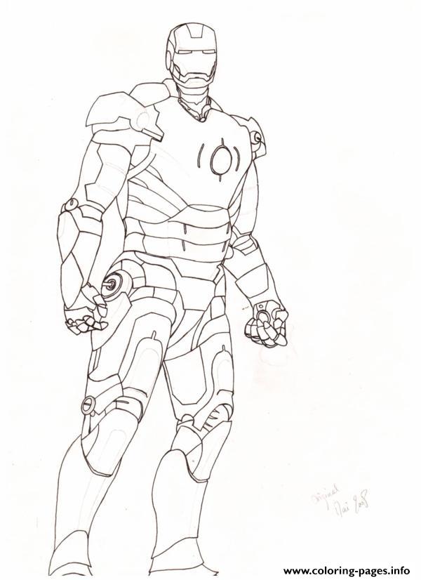 Iron Man 179 Superheros coloring