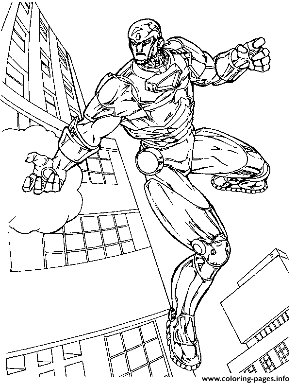 Iron Man 57 Superheros coloring