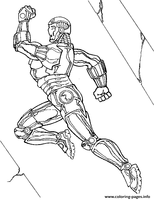 Iron Man 42 Superheros coloring