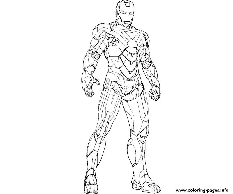 Iron Man 85 Superheros coloring